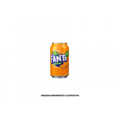 REFRIGERANTE - FANTA - LATA 350ML LARANJA